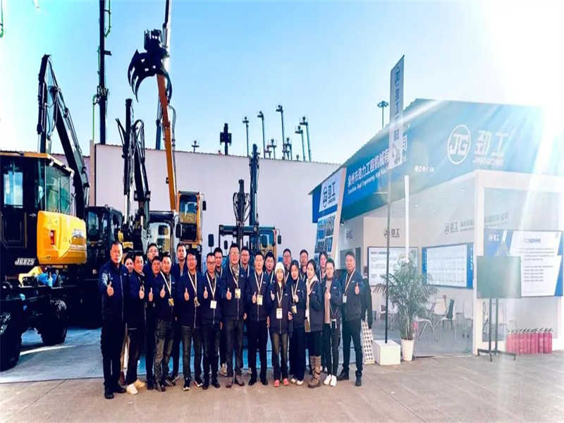 Panggilan Tirai Pameran Bauma CHINA 2024, Gaya Pameran Mesin JINGGONG, Akhir Sempurna